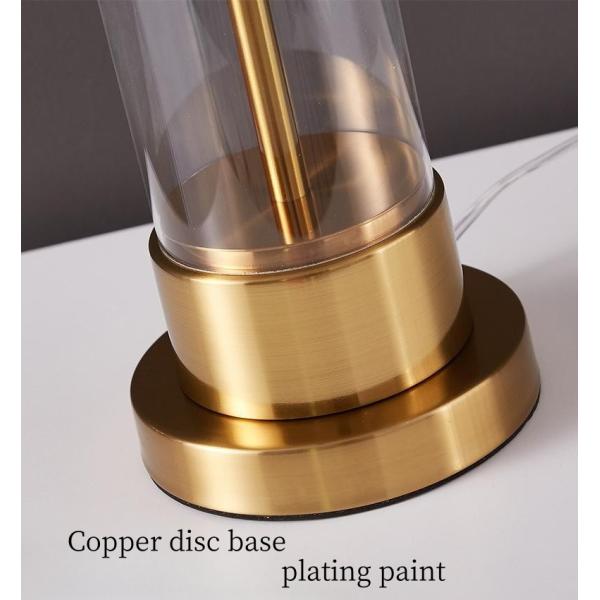 Современная простая творческая стеклянная декоративная лампа приведенная чтения ухода за больным спальни исследования комнаты прожития лампы