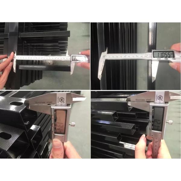 Бассейн домашнего сада трубчатый ограждая загородку алюминиевой черноты загородки профиля стальную