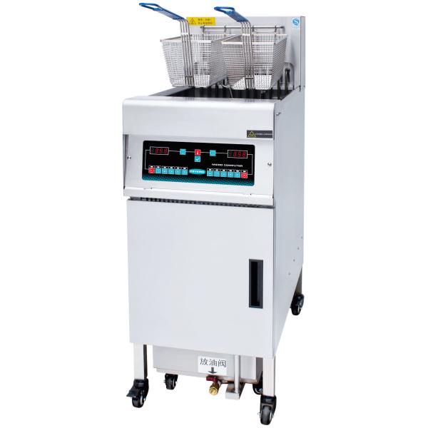 Electric & Gas Commercial Deep Fryer Automatical Open Computer Control Panel