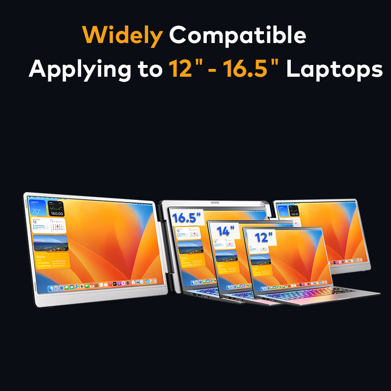 1200P Computer Screen Extender IPS Plug And Play PC Screen Extender