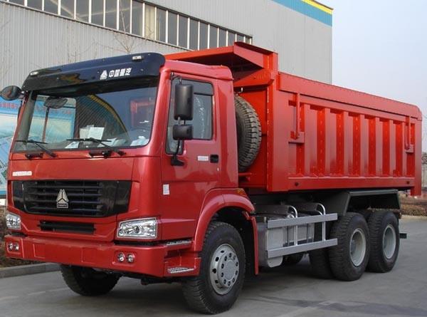 Sinotruk Howo tipper / dump mining Truck 336hp HYVA Hdraulic lifting system