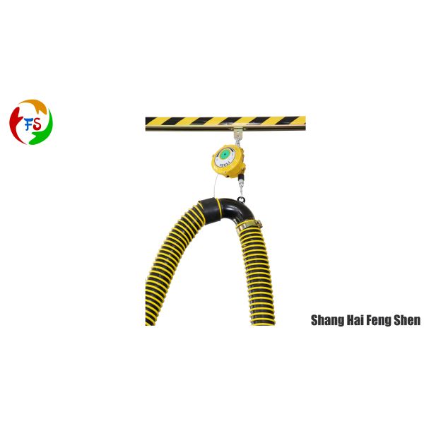 NFPA Compliant Automatic Sliding Rail Fire Truck Exhaust Removal System for Stations