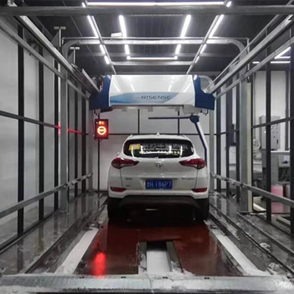 Qingdao Risense 360 Full Automatic Car Wash Equipment Touch Free Car Wash with air Dryer and lava Shampoo