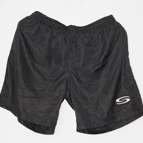 Shorts de formation croisée de style occasionnel, les shorts s'exerçants noirs des hommes secs d'ajustement