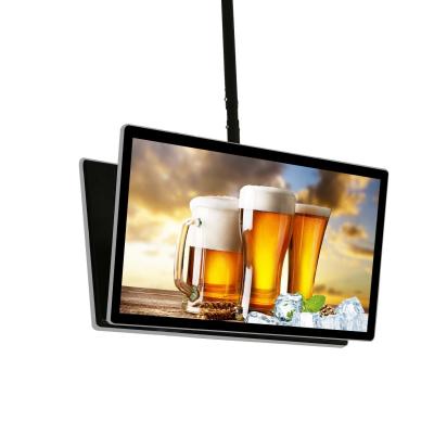 Super Thin Digital Signage Lcd Display Marketing Hanging Double Side Ad Screen 49