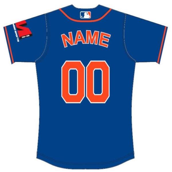 XS-3XL Moisture Wicking Blue Baseball Jersey , Sublimation Custom Baseball Shirts
