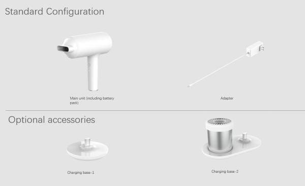 Portable New Design Rechargeable Hair Dryer 600W Fast Drying Cordless Hair Dryer Replaceable Battery