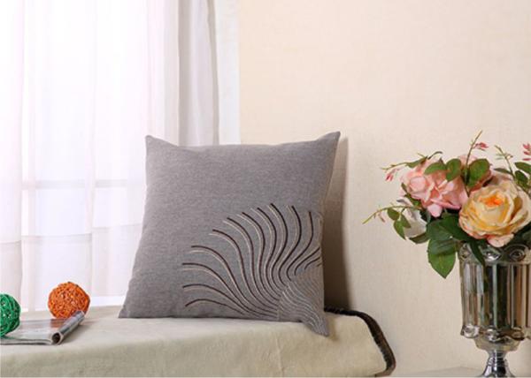 100% Linen Decorative Cushion Covers Free Style Pattern Embroidered Throw Pillows