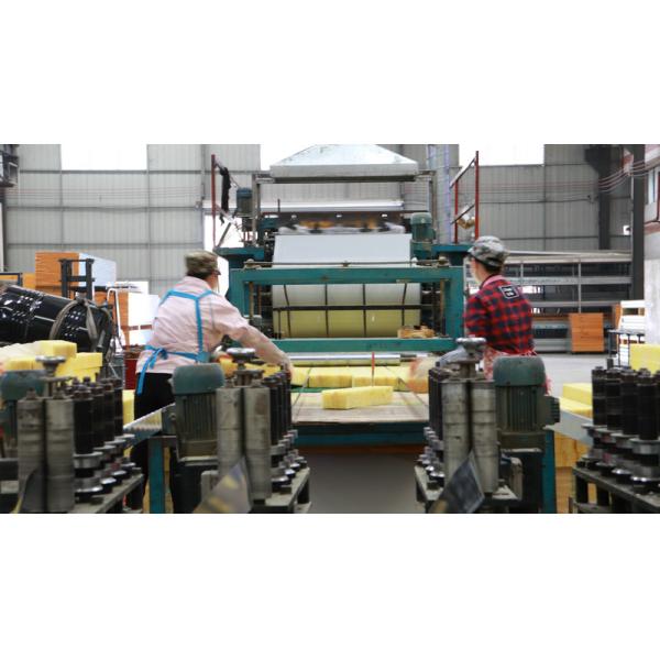 75mm Fiber Glass Wool Sandwich Color Steel Sheet