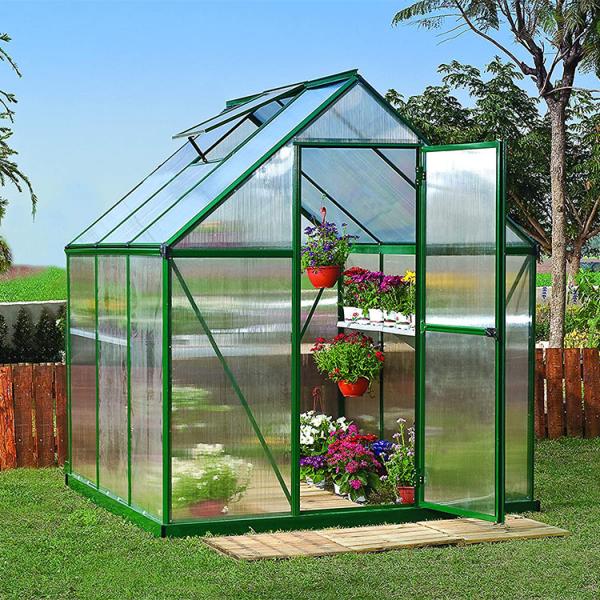 Knockdown Mini Greenhouse Tent / Home Outdoor Plant Tent Aluminum Frame