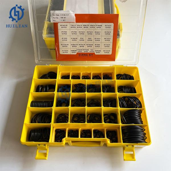 Kit de joints toriques pour excavatrice CAT, pièces de rechange, kit de réparation en caoutchouc