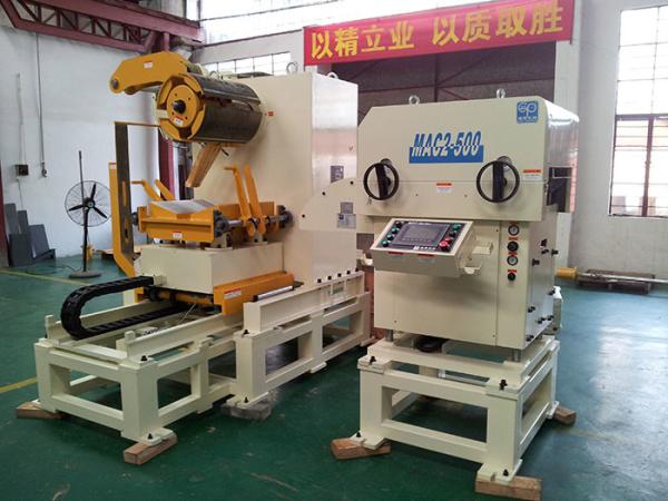 Automation Pneumatic Steel Coil Uncoiler Mandrel Expansion Unwinding Decoiler Straightener Feeder Machine