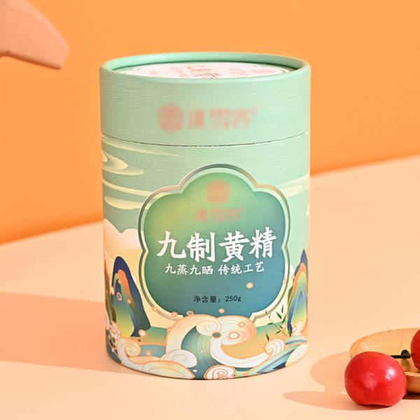 Консервные банки чая кофе пустой бумажной трубки цилиндра картона качества еды упаковывая