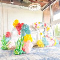 Partie en plein air 3.0m 4.0m Diamètre Gonflable Bulle Maison Tente Transparent Ballon Maison Dôme Tente