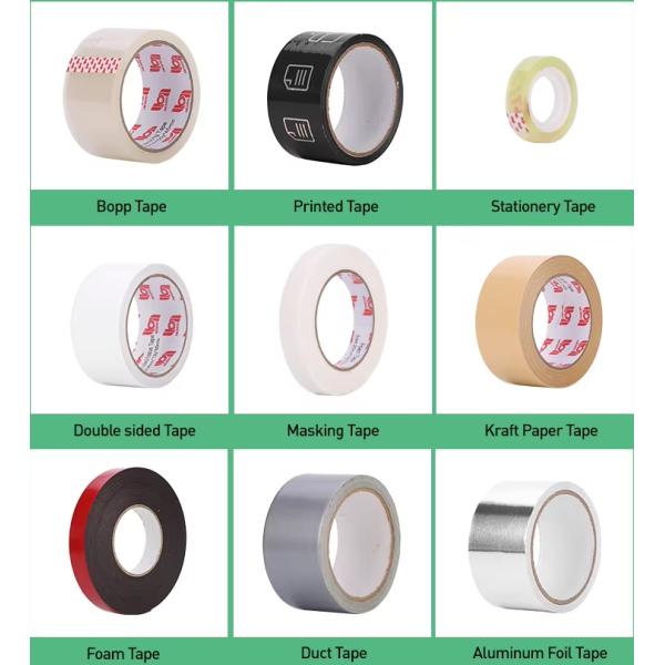 Single Sided Custom BOPP Tape Eco Friendly Kraft Self Adhesive Paper Waterproof