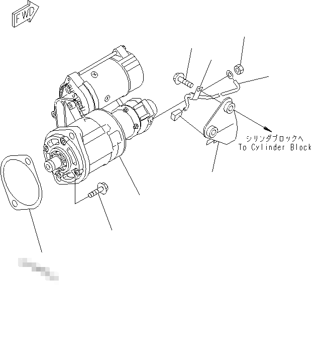 Экскаватор PC60-7 SH120A3 SK135 начиная мотор EX120-5 4BG1 24V 11T 0-24000-3251