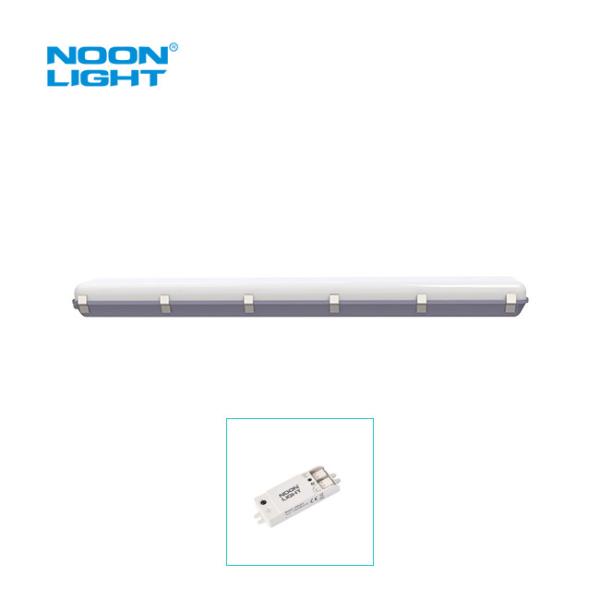 Industrial 5000K LED Vapor Tight Fixture 120 Degree Viewing Angle