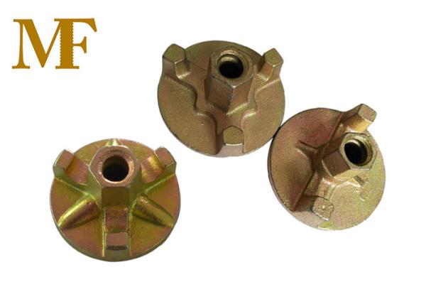 A porca de âncora 100mm do ferro fundido 530G para o amarelo do molde galvanizou