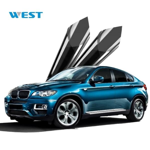Dark Green Solar Control Car Window Tinting Film Self Adhesive With Ultra Clear Vision