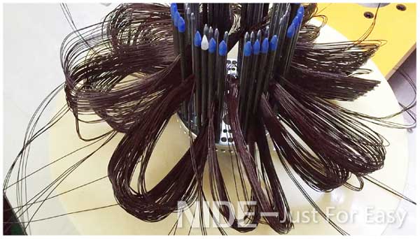 Large Stator Coil Winding Machine Automatic Table Fan Motor Plc Control