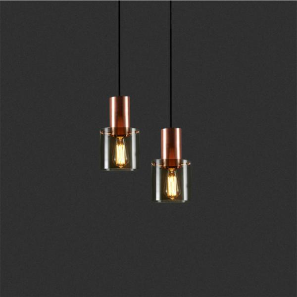 Modern Glass Pendant Lamp Led Hanging Light Living Dining Bedroom Bedside Bar Decor Minimalist designer lamp（WH-GP-90）