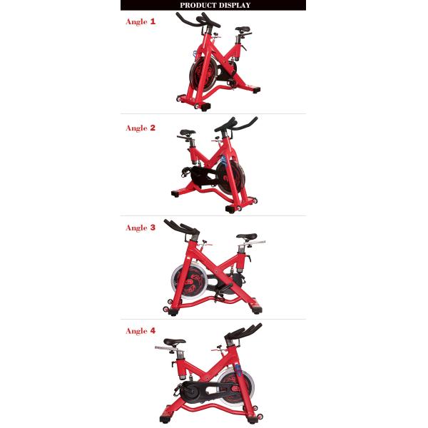 Indoor Exercise Gym Spin Bike , Commercial Cardio Spinning Exercise Machine