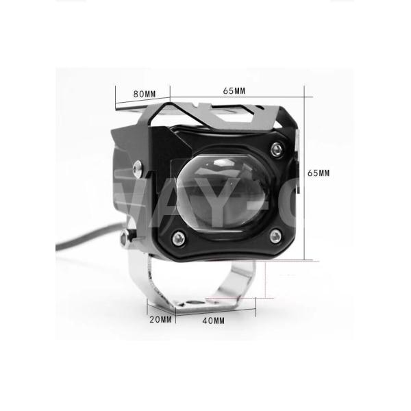 12V - 80V Voltage Off Road Motorcycle Light Assy LED Headlamp Spot Light