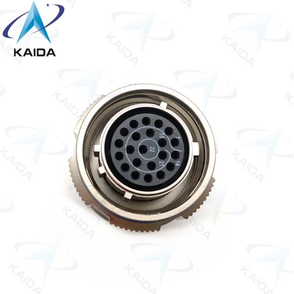 Tipo de contacto para el acabado y el corte de la cáscara de níquel inelectro para las alfileres femeninas MIL-DTL-38999 Serie III.D38999/26FC35SA.22