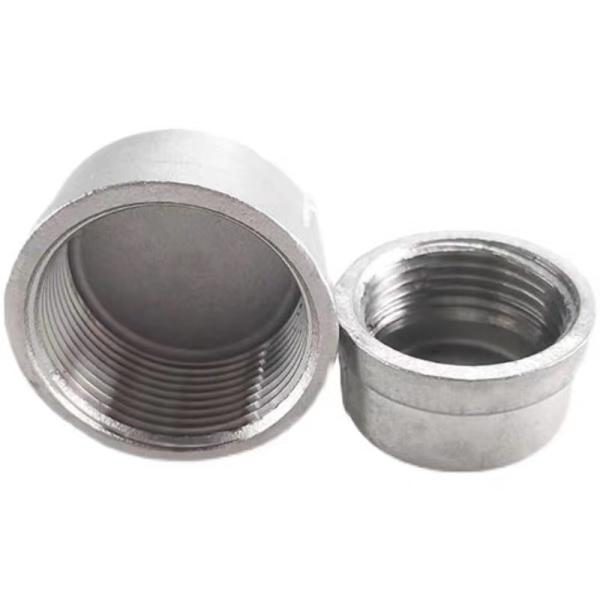 Tubos de aço inoxidável Cap 3/4 NPT Fêmea Tubos Plug Socket adequado para conexão igual