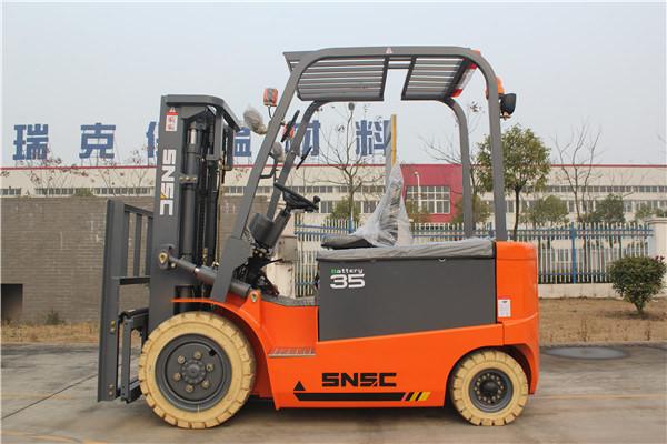 Carregador elétrico de 2 a 3,5 toneladas com centro de carga Ce 500 mm e engrenagem de direção USA Eaton
