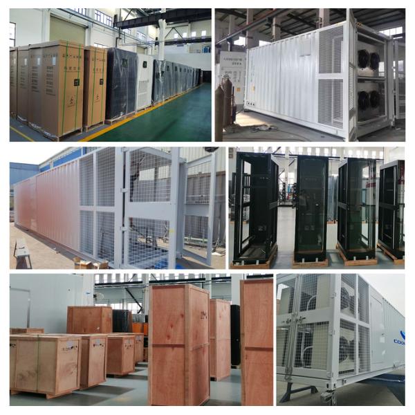 Низкое PUE Containerized решение центра данных IDC интегрировало охлаждать и силу