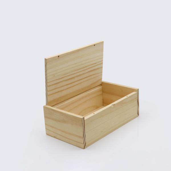 Unfinished Pine Wood Jewelry Display Cases Personalised Jewellery Box With Locking