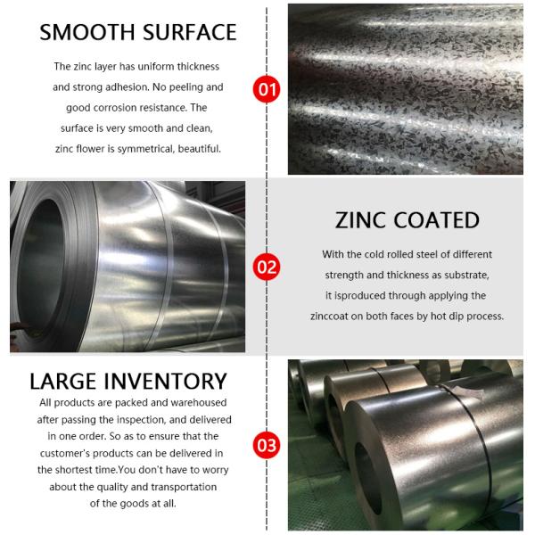 Z180 Hot Dipped Galvanized Steel Strip Roofing Steel DX53D DX54D DX55D Z40 Z60 Z100