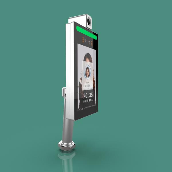 Coluna exterior 8Inch do quiosque da detecção da temperatura do reconhecimento de cara