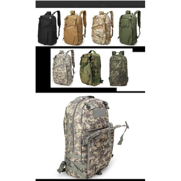 Полиэстерная подкладка 45L вместимость на открытом воздухе Пешеходные поездки рюкзак с внутренним отсеком