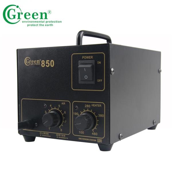Repair SMD Soldering Desoldering Station Hot Air Gun 720W 100 ℃ - 450 ℃ Green 850