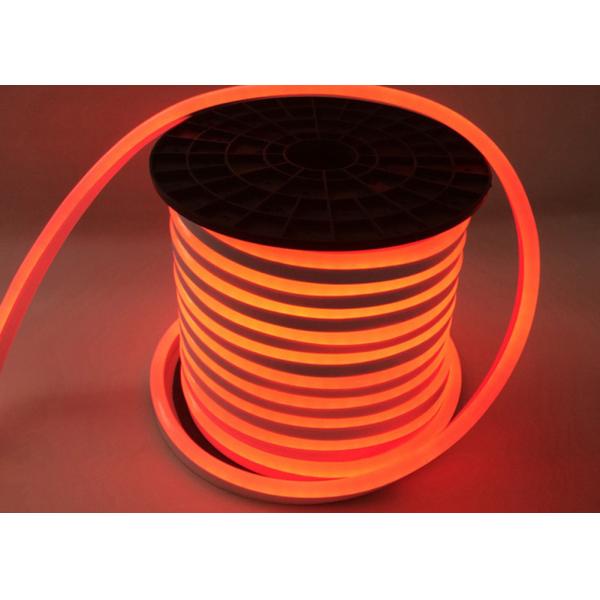 Flexible LED Neon Tube Light 220V waterproof soft neon strip light orange color energy saving long lifespan easy to bend and install
