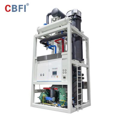 10 Ton Per Day Ice Tube Machine With Cold Room , Water Cooling