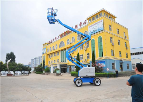 220V 380V Voltag Self Propelled Boom Life Z-45E Model Boom Rotation 360