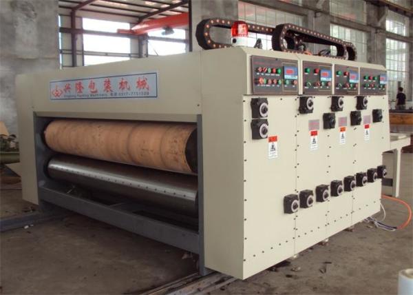 Chain Feeder Flexo Printer Slotter Die Cutter Two Color Flexo Printing Machine