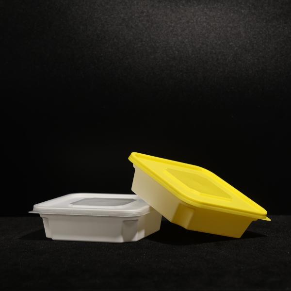 Caixa de almoço de papelão descartável personalizada com tampa para comida fria e quente ao ar livre