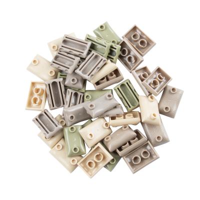 1000pcs WW2 military war scene model accessories soldier figures bunkers sandbags building blocks