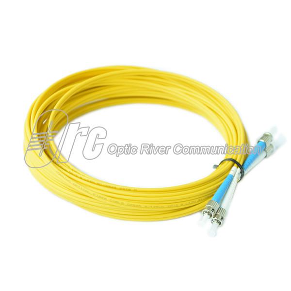 Duplex Single Mode Fiber Patch Cable 3.0mm Zipcord For Optical Communication Equipment