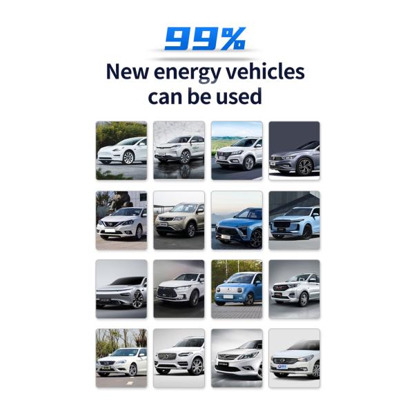 Car Charger AC Mode 2 Silence 3.5kw 16A EVSE Level 2 Type2 EV Charger With Screen