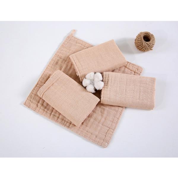 Anti Static 175X135 Woven Cotton Gauze Fabric Brown Tan Gauze Fabric