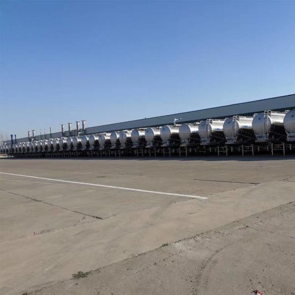 Stainless Steel Bulk Cement Tank Truck Semi Trailer with Techinical Spare Parts Support
