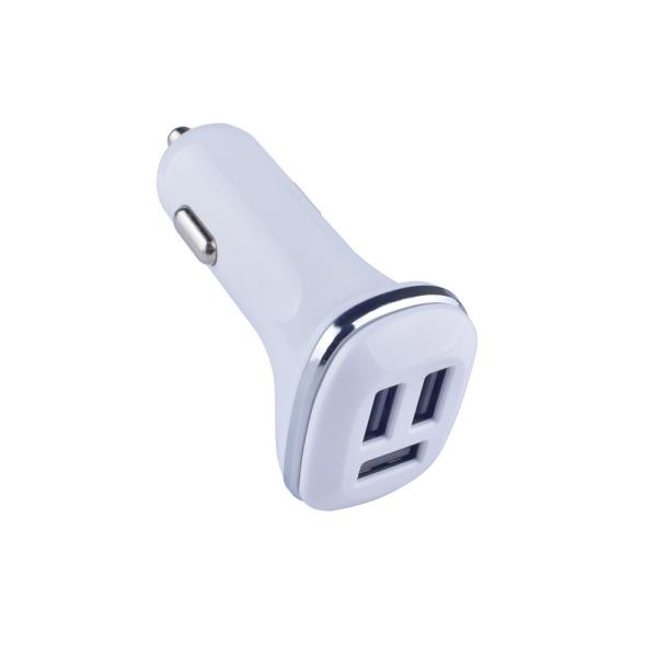 Multi Fuction Cell phone car charger with 3 USB ports for all mobile phones