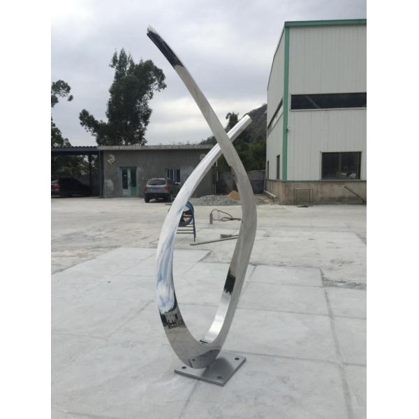 Art Modern Abstract Sculpture Stainless Steel Mirror Polished Finishing