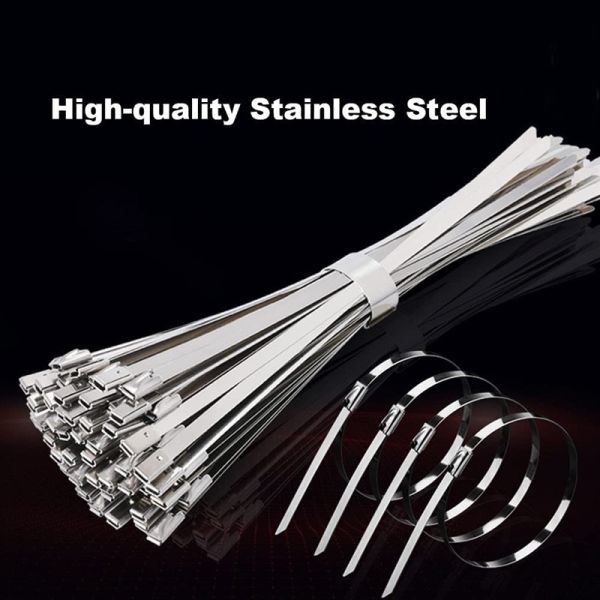 304 316 Stainless Steel Zip Ties PVC Coated Eco Friendly For Bunding Wires