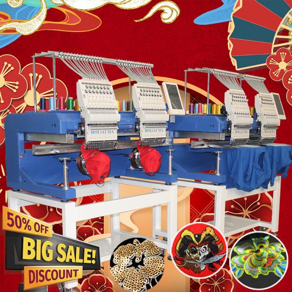 Cheaper than swf embroidery machine price HO1502H cap t-shirt flat 3d embroidery machine like janome embroidery machine